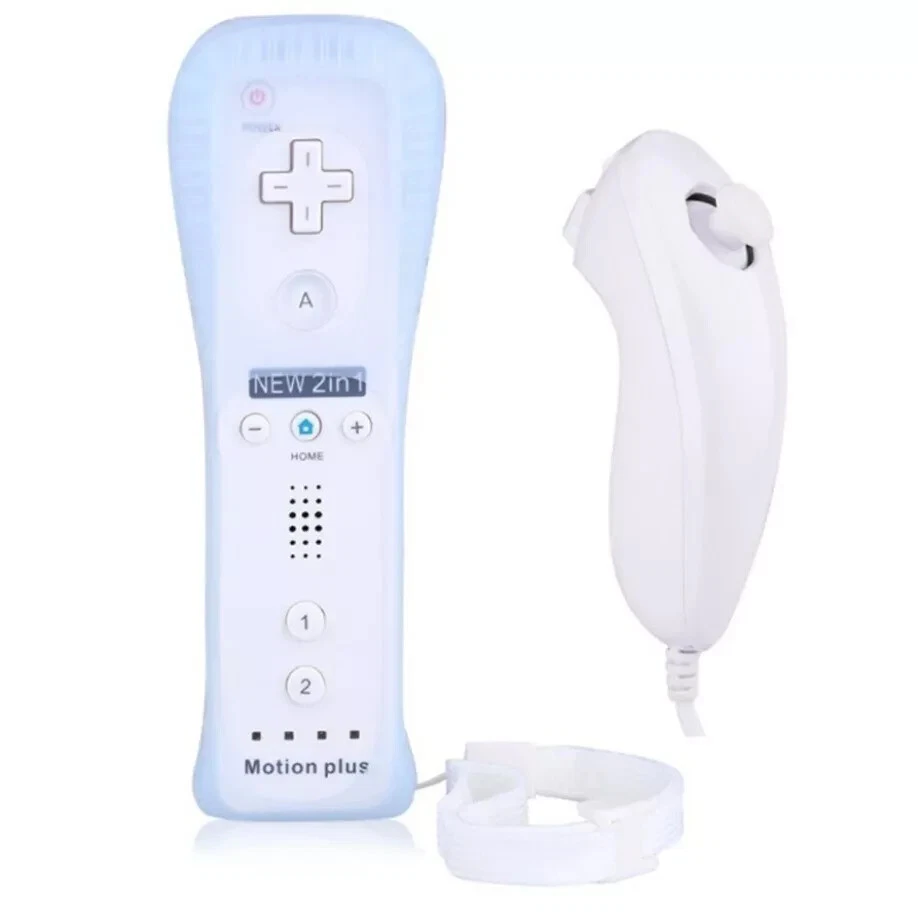 NEW Motion Plus Remote Controller + Nunchuck for Nintendo Wii / Wii U Console - Image 2 of 4