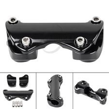 Aluminum 1'' Handlebar Riser Top Clamp For Harley Touring Electra Glide 88-2023