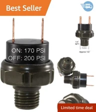 170-200 PSI Air Pressure Switch with 1/4" NPT Thread for Air Horns & Compressors