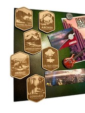 National Parks USA magnets Laser Engraved Refrigerator Magnets hiking gifts NPS