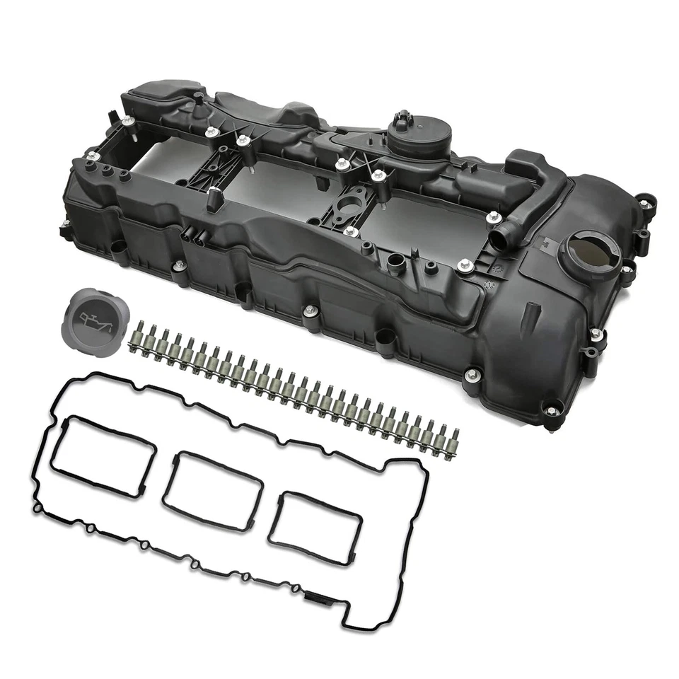 Valve Cover w/ Gasket+Cap 11127570292 For BMW N55 135i 335i 535i 640i 740i - Image 4 of 4