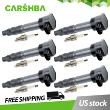 6* Ignition Coils &Spark Plug UF532 for Mitsubishi Eclipse Galant Lancer 3.8L V6