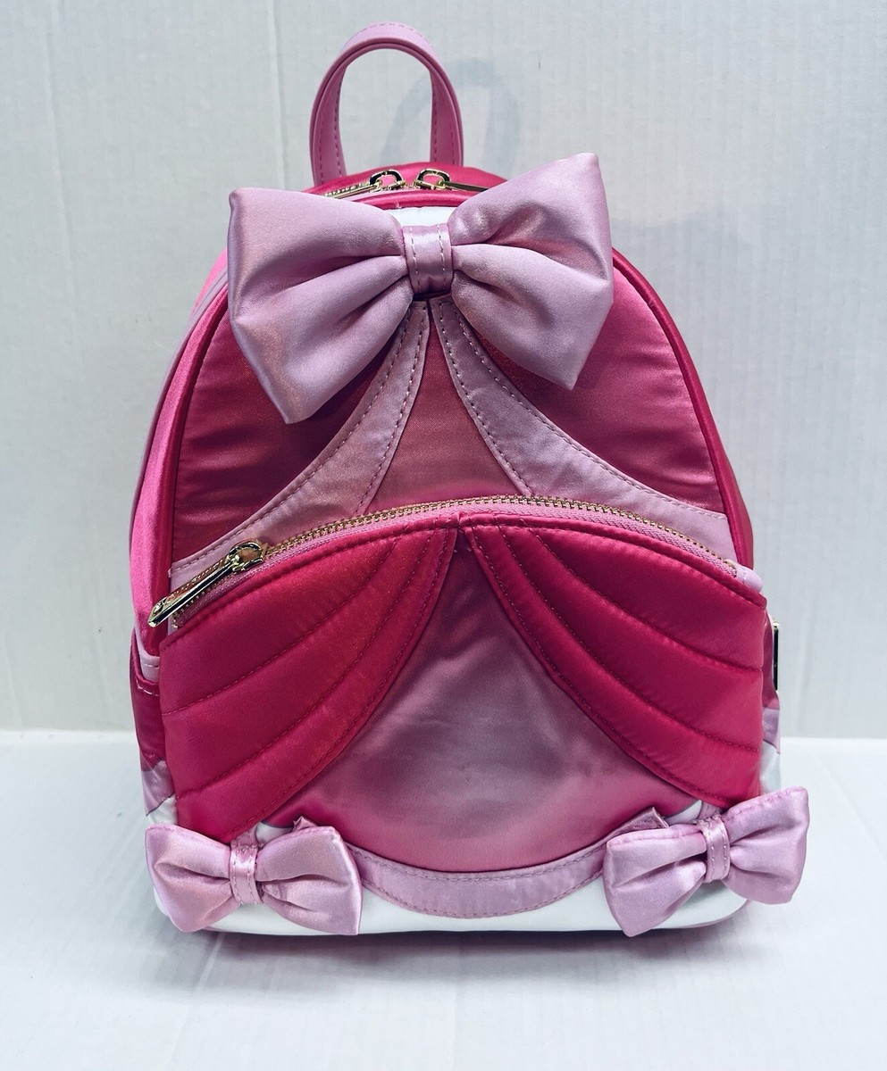 Loungefly Disney Cinderella 75th Anniversary Pink Bow Mini Backpack(  WDBK3902