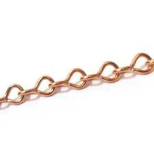17 Gauge Jack Chain Solid Copper 5.39Wx11.1Lmm 10'Hank