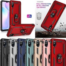 For Xiaomi Redmi 9AT Case, Ring Armor Slim Shockproof Stand TOUGH Phone Cover