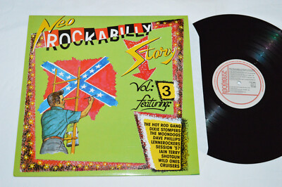 廃盤【激レア3枚セット】Neo Rockabilly Story LP レコード NEO-ROCKABILLY STORY VOLUME 3 LP 1988 Rockhouse Holland LPM-8805