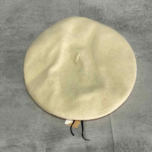 HALOGEN Solid Beige Wool Beret SZ OS | eBay