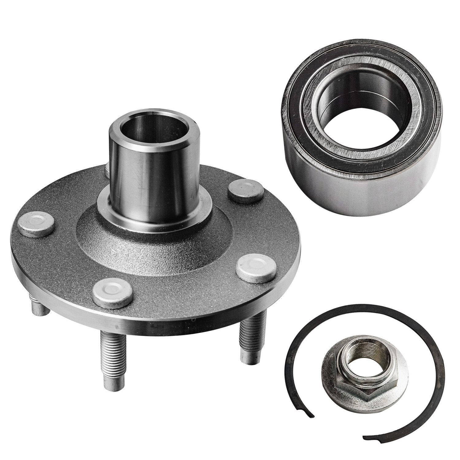 Pair (2) Front Wheel Hub and Bearings for 20012009 2010 2011 2012 Ford