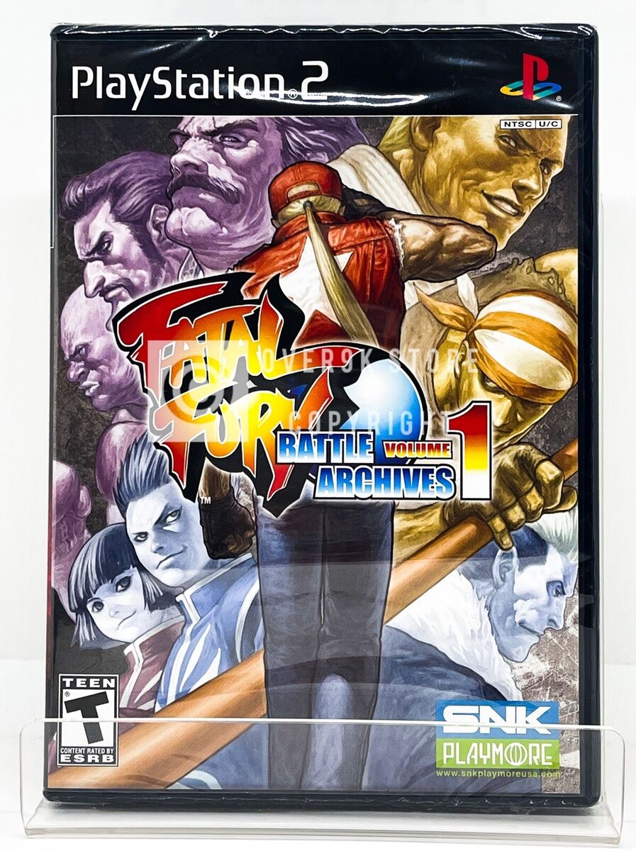 Fatal Fury Battle Archives Volume 1 - PS2 - Brand New | Factory Sealed