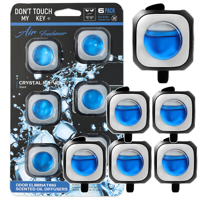 6 PC Car Air Outlet Vent Clip Aromatherapy Fragrance Diffuser Clip Eliminator;