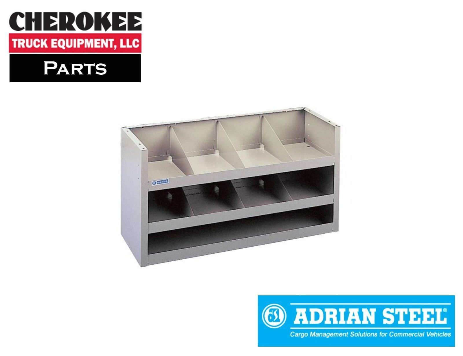 Adrian Steel 18, Welded 3Shelf Unit w/ Dividers eBay