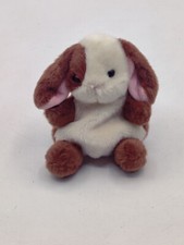 Aurora World Plush Palm Pals Clover Bunny 5" Stuffed Animal Toy