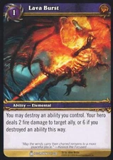 World of Warcraft TCG Lava Burst - Icecrown 71/220
