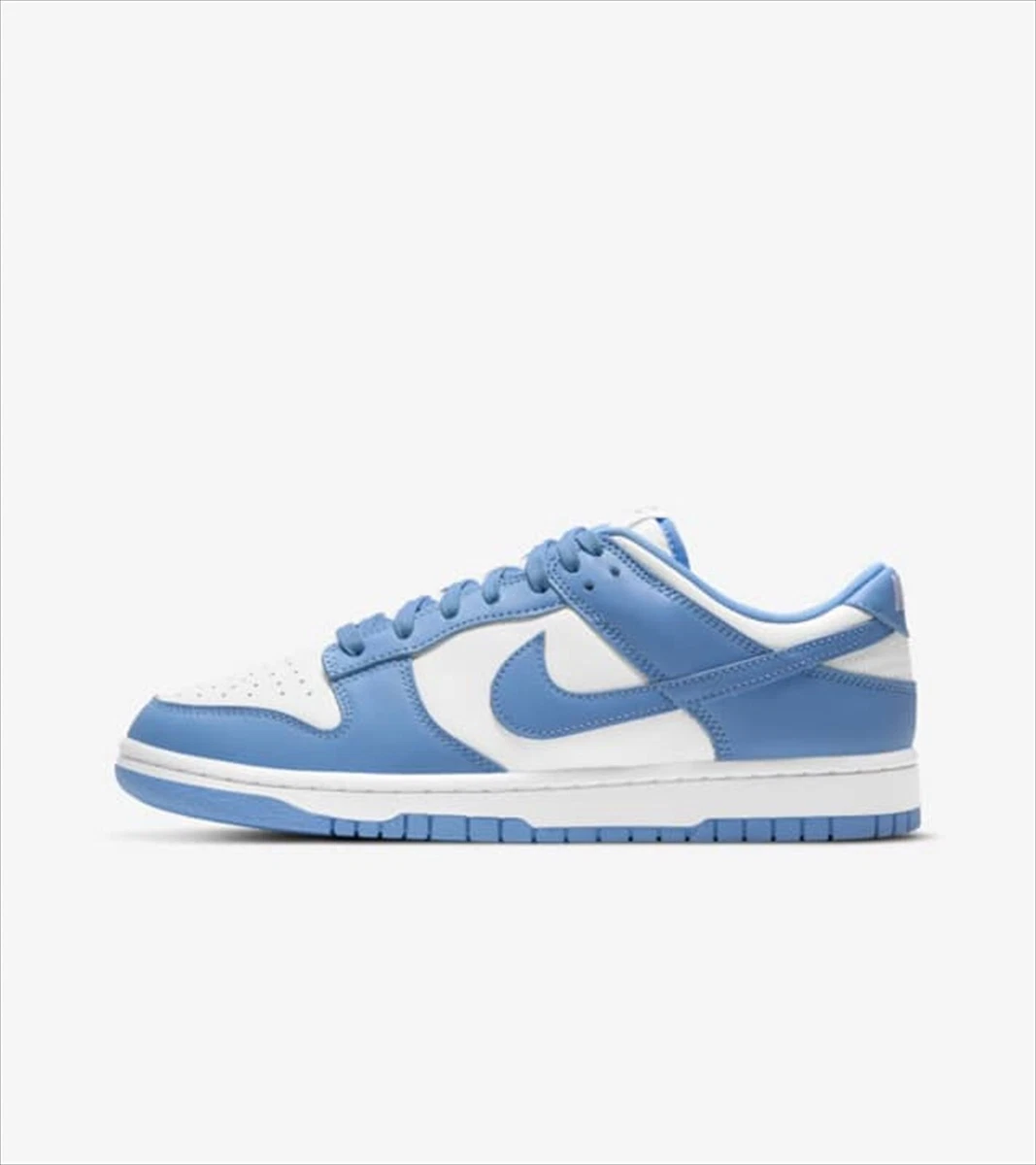 NIKE DUNK LOW RETRO NORTH CAROLINA WHITE UNIVERSITY BLUE DD1391