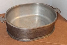  Guardian Service Ware Cast Aluminum 13" Oval Roaster 
