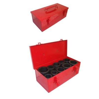 11 PC 1'' Drive Deep Impact Socket Budd Molybdenum SAE FREE SHIPPING
