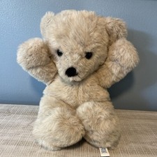 Vtg Dakins Teddy Bear 1979 Cuddles 18" Stuffed Animal Plush HTF Oatmeal Coloring