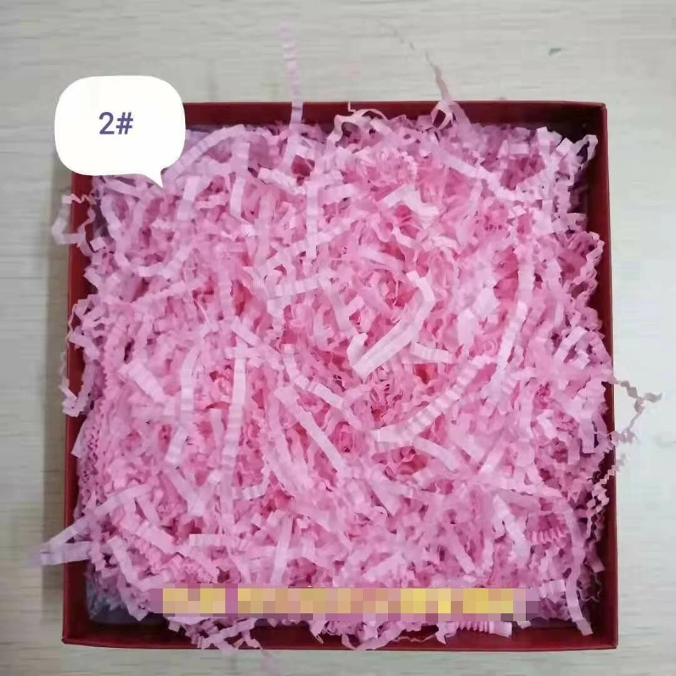 Trituración de papel arrugado para embalaje caja de regalo / relleno de cesta Foto 2 de 4