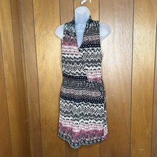 Adelyn Rae Dress S Black Abstract Boho Fairy Whimsigoth Y2K Festival Indie Artsy