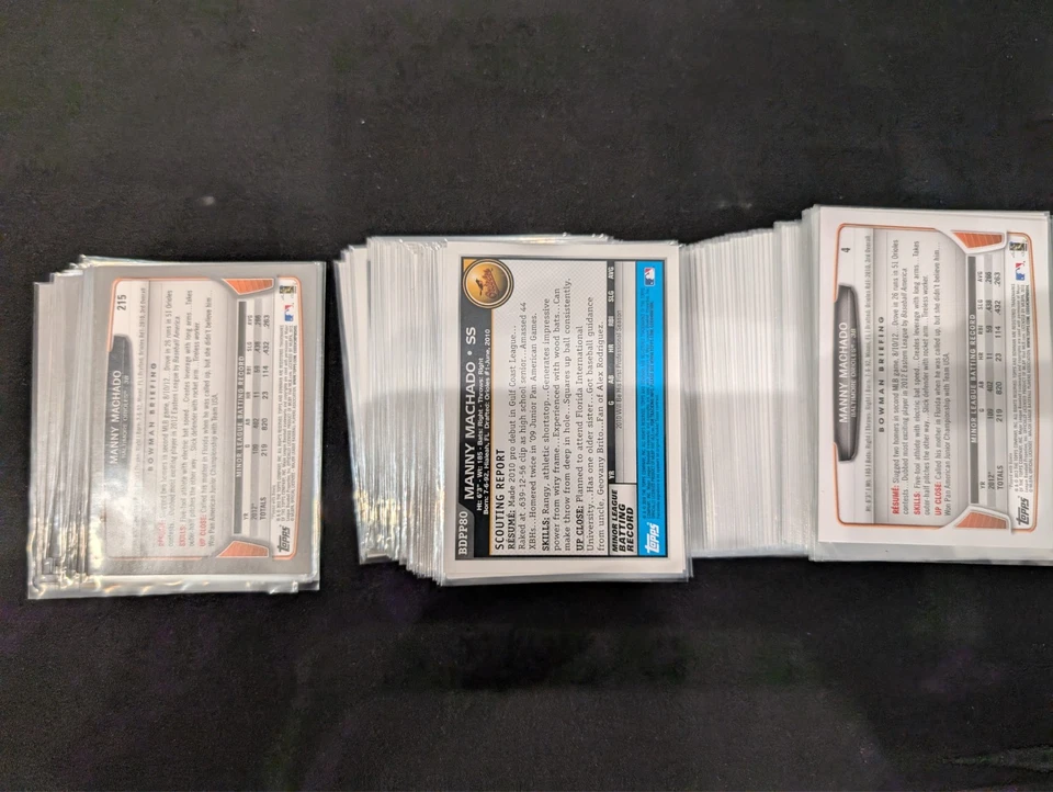 Manny Machado RC 1st Bowman Lot x127 #215 #BDPP80 #4 2010 2013 Orioles - Image 2 of 2