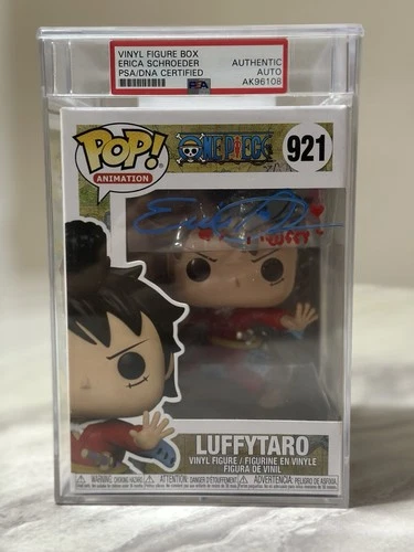 ✅Funko POP Animation One Piece Luffytaro #921 PSA Autograph Vinyl Figure