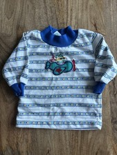 Vintage Made In USA Baby Longlseeve Airplane Shirt Size 12 Months