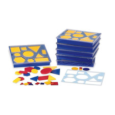 46393 Attribute Blocks Classroom Basics Kit - Set of 6 Trays