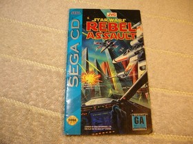 star wars rebel assault sega cd cib