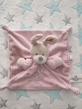 doudou Plat Lapin rose Etoile Kiabi SIMBA NICOTOY Attache Tétine 2 dispo