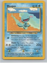 Wooper 82/111 Neo Genesis Pokémon Moderately Played on eBay