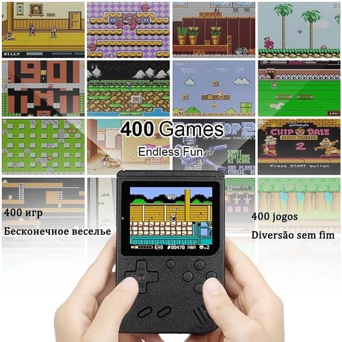 Multicolor Game Players 400-in-1 Game Consoles Handheld Portable Retro Tv Video - Picture 8 of 8