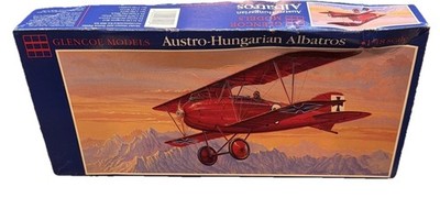 Glencoe Austro-Hungarian Albatros 1:48 Scale Vintage Model Kit New Open Box NOS
