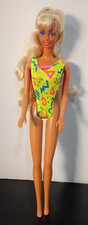 1990 Mattel Hawaiian Fun Blonde Barbie Doll Z Eyes