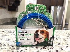 Guardian Gear Dog Tie Out Chain 15 FT. For Dogs Up To 35 LBS. - NEW