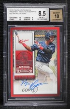 2015 Panini Contenders Prospect Ticket Rafael Devers #32 BGS 8.5 Auto uk2