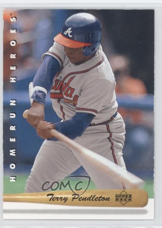 1993 Upper Deck Homerun Heroes Terry Pendleton #HR18 0c4