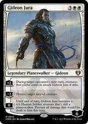 Gideon Jura 822/1173 Commander Masters Mythic Rare