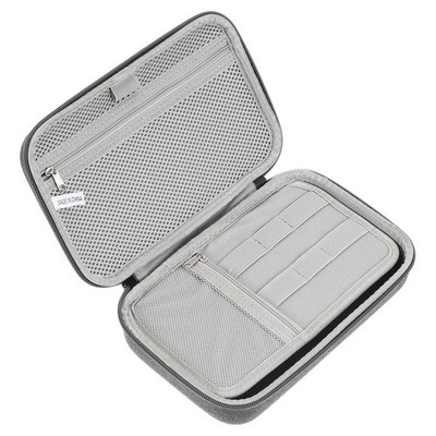 x 5,7 Zoll EVA Hard Waterproof Electronic Organizer Case Dunkelgrau