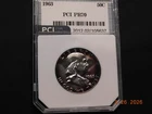 1963 Franklin Half Dollar PR70 - STUNNING Rim Toning - Final Year Gem