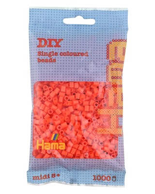 Hama Beads - Orange (1000 Midi Beads) One Size (US IMPORT)