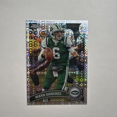 Mark Sanchez 2011 Topps Chrome  #170 X-Fractor