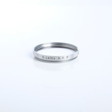 Leica E LEITZ N.Y. 39mm Silver Lens Filter Excellent JAPAN