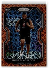 2020 Panini Prizm Orange Lazer Ross Blacklock RC #394 Houston Texans