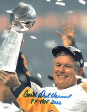Dick Vermeil signed 8x10 Photo Coach St Louis Rams Football