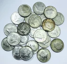 *1965-1970 SILVER KENNEDY HALF DOLLAR LOT OF 23 TOTAL COINS* * NR #C1858