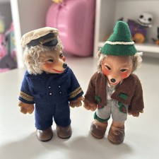 Lot 2 hérissons mecki steiff vintage