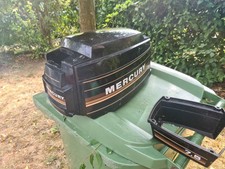 Mercury 7.5 hp 9.8hp Outboard Cowlings 1984 Brown Band
