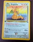 Pokémon TCG Dragonite Holo Rare 1st Edition Fossil Card 4/62