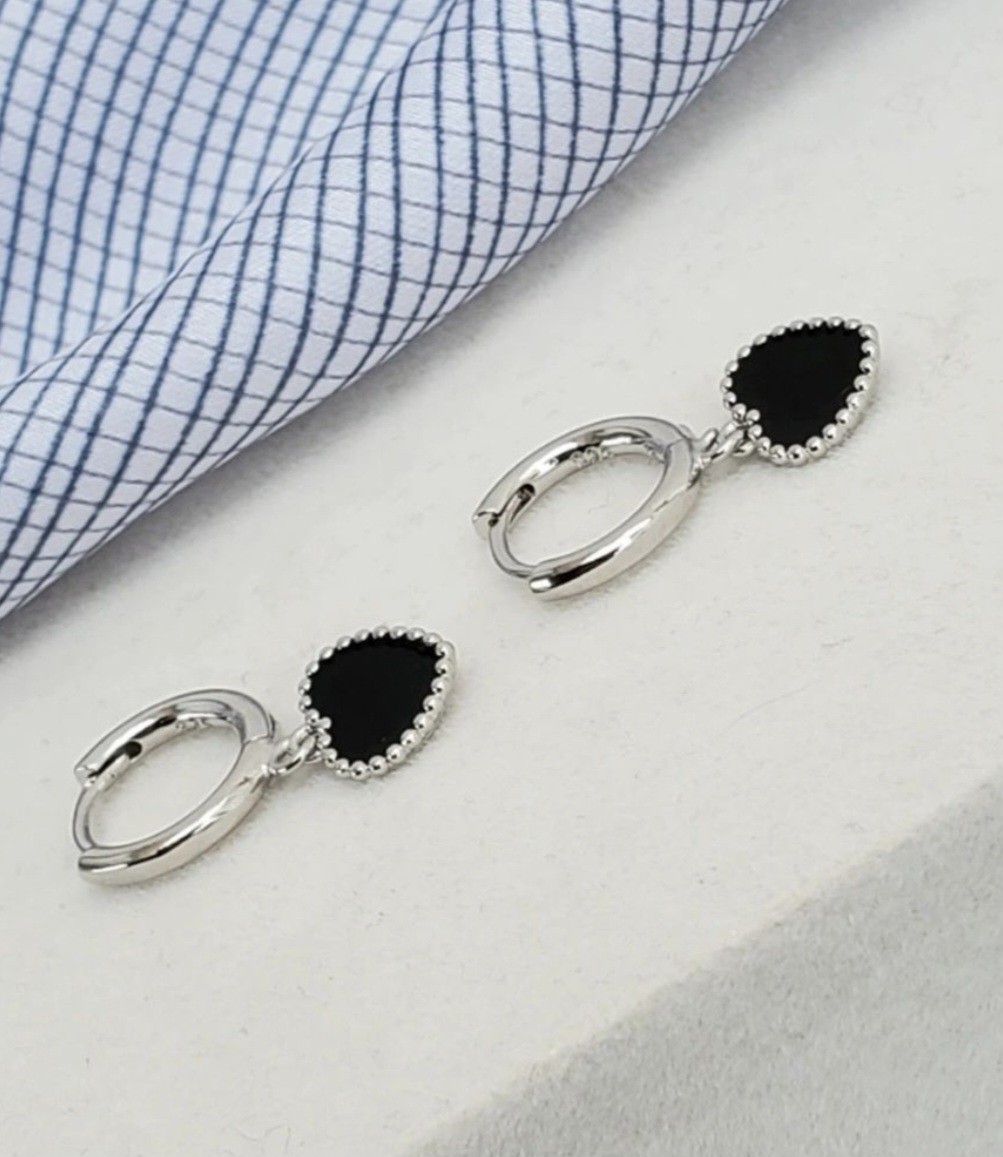 Boucles d'oreilles en argent 925 et résine colorée pour sublimer vos looks d'été