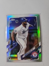 Sherten Apostel RC Refractor 2021 Topps Chrome #126 Texas Rangers